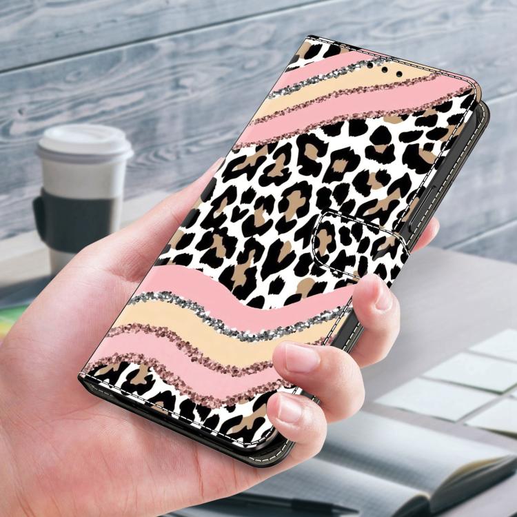 For Xiaomi 15T Crystal-Like Painted Vegan Leather Phone Case