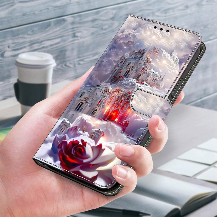 For Xiaomi 15T Crystal-Like Painted Vegan Leather Phone Case