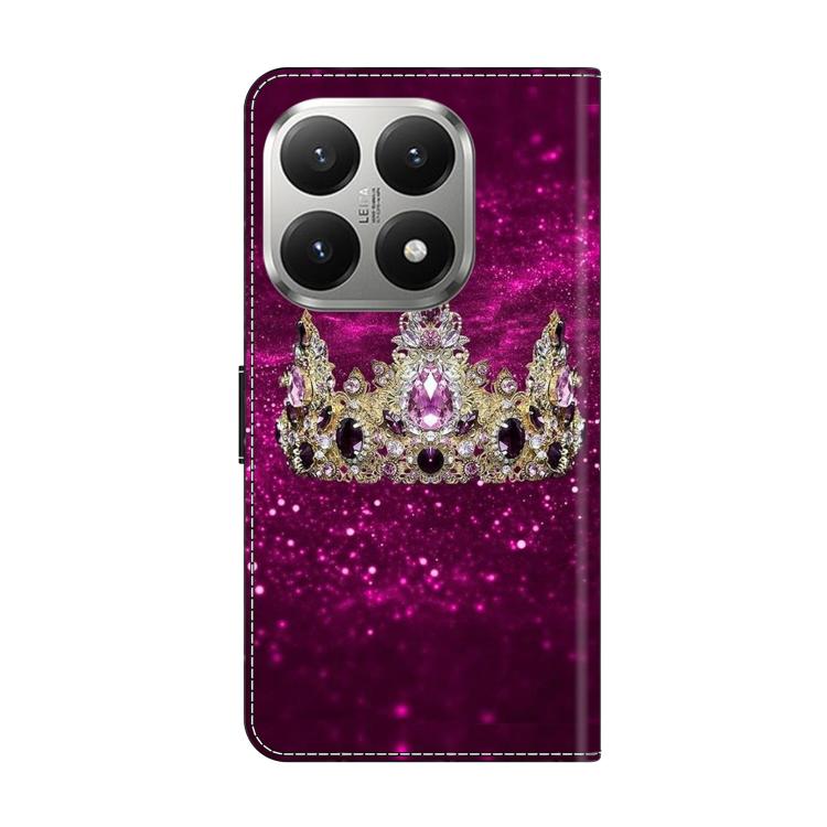 For Xiaomi 15T Crystal-Like Painted Vegan Leather Phone Case