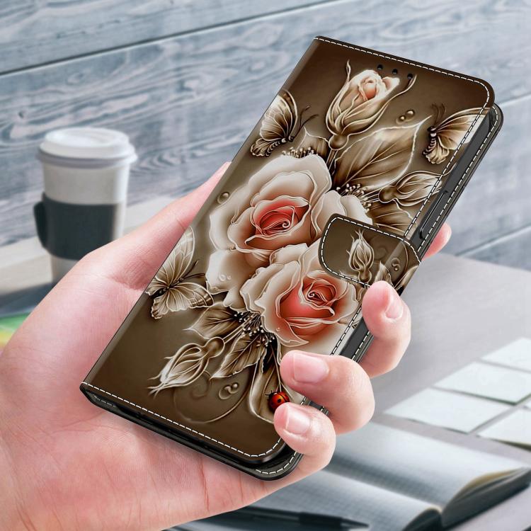 For Xiaomi 15T Crystal-Like Painted Vegan Leather Phone Case