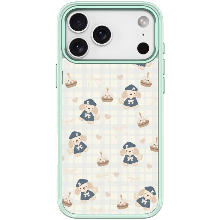 For iPhone 17 Pro Max Adorable Beret Puppy Pattern Magnetic Phone Case