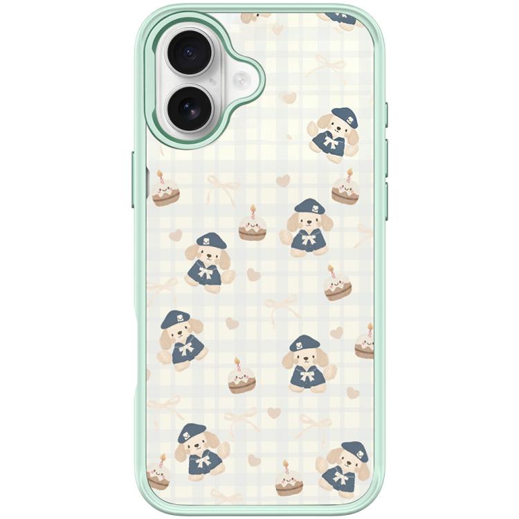For iPhone 17 Adorable Beret Puppy Pattern Magnetic Phone Case