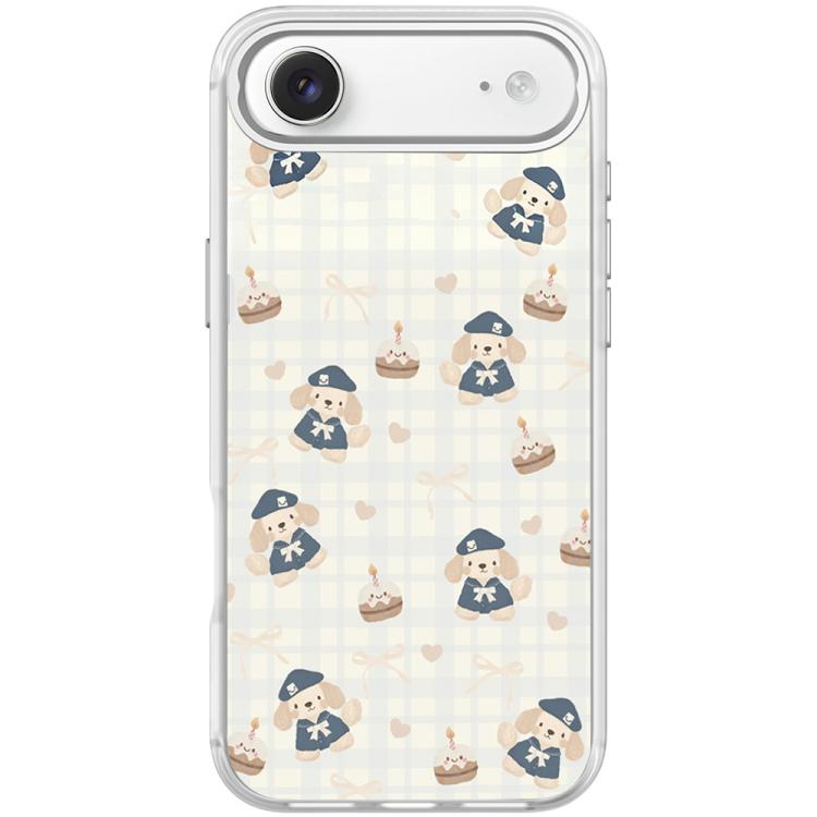 For iPhone Air Adorable Beret Puppy Pattern Magnetic Phone Case