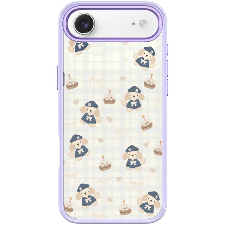 For iPhone Air Adorable Beret Puppy Pattern Magnetic Phone Case