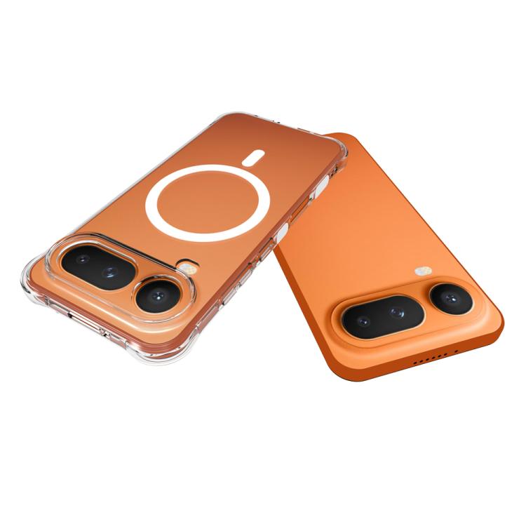 For Honor Magic8 Pro Air 5G Shockproof Non-slip Magnetic TPU Phone Case - Transparent
