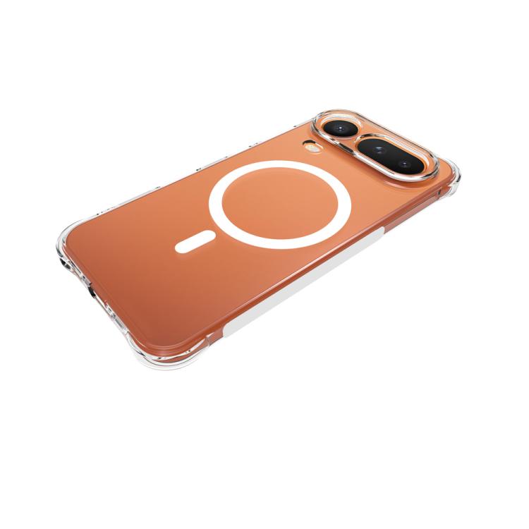 For Honor Magic8 Pro Air 5G Shockproof Non-slip Magnetic TPU Phone Case - Transparent