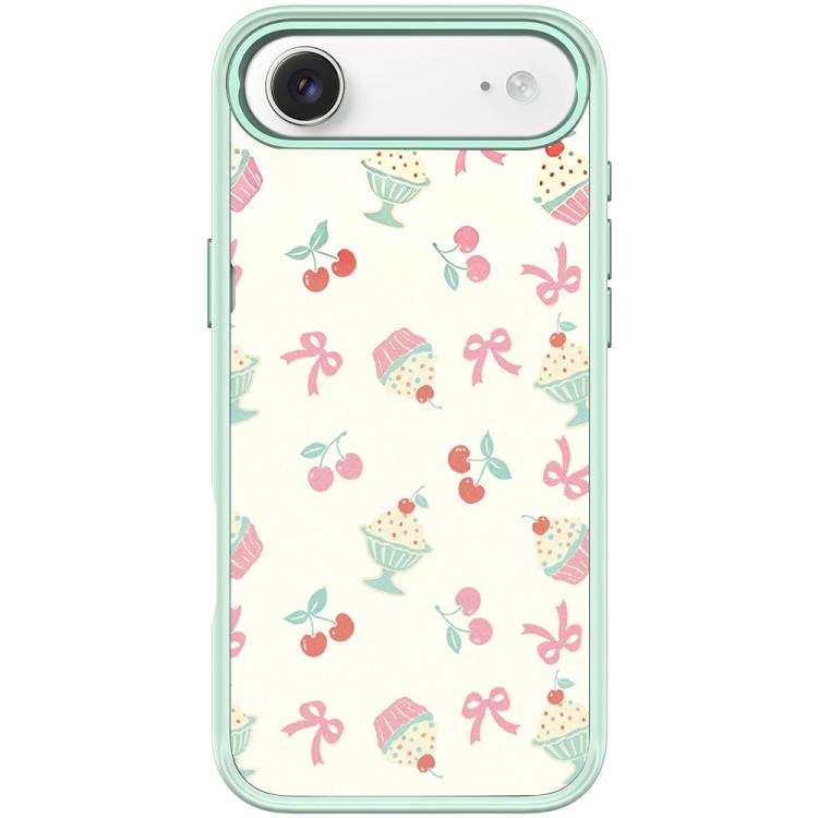 For iPhone Air Cherry Cake Pattern Magnetic Phone Case