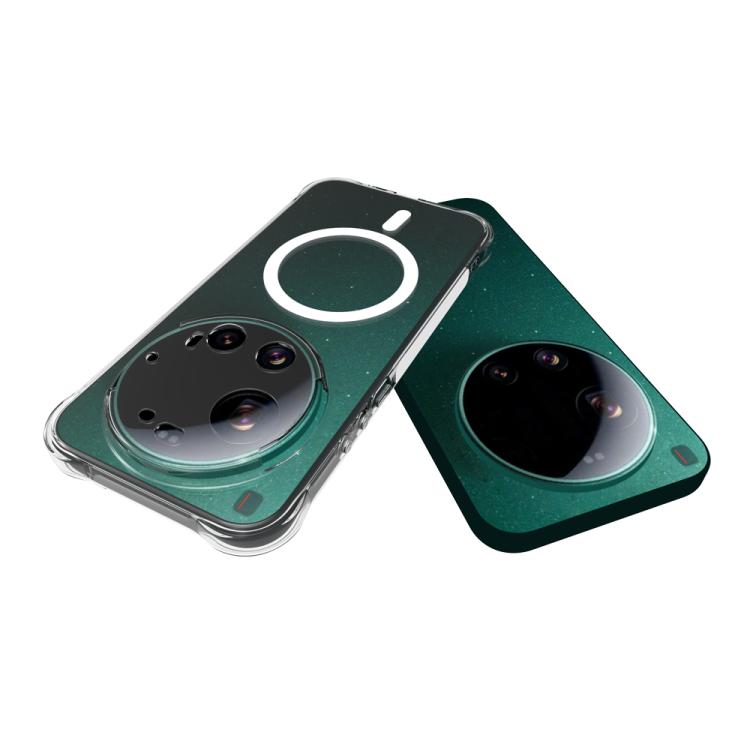 For Xiaomi 17 Ultra Shockproof Non-slip Magnetic TPU Phone Case - Transparent