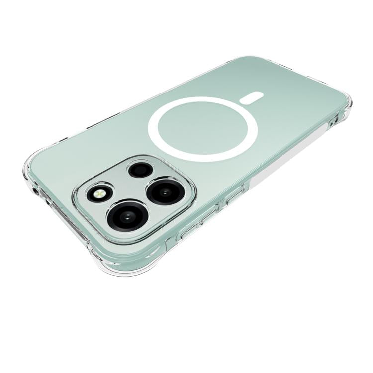 For OnePlus Nord 6 5G Shockproof Non-slip Magnetic TPU Phone Case - Transparent