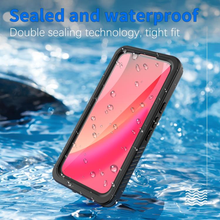 For Google Pixel 10a RedPepper Shockproof IP68 Waterproof PC Hybrid TPU Phone Case - Black