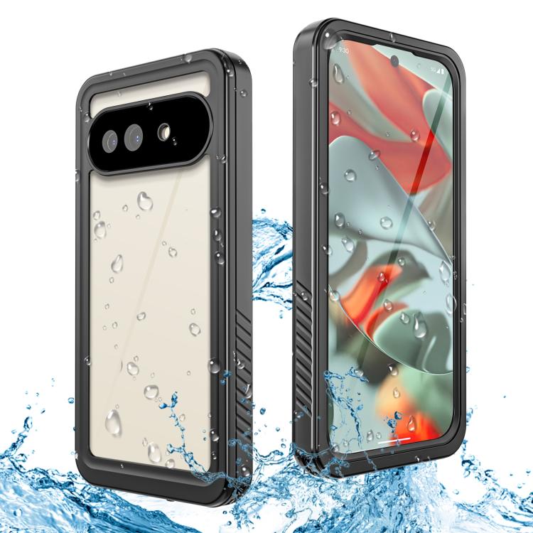 For Google Pixel 9a RedPepper Shockproof IP68 Waterproof PC Hybrid TPU Phone Case - Black