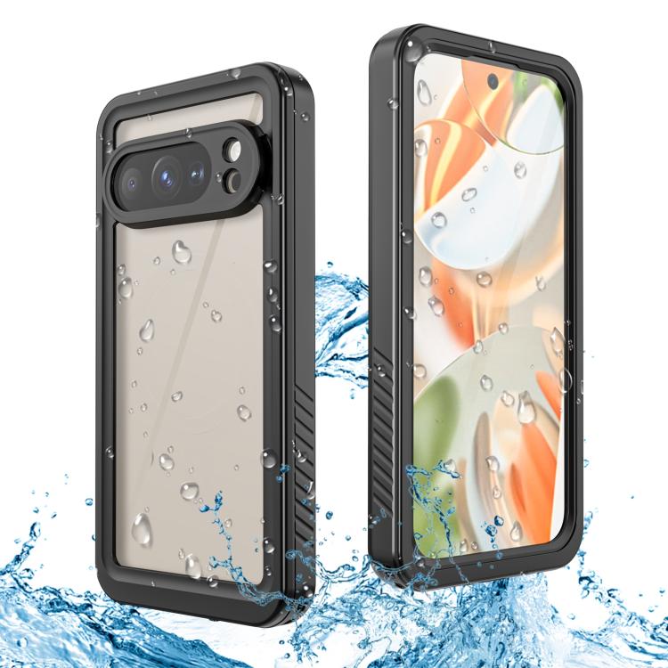 For Google Pixel 10 Pro RedPepper Shockproof IP68 Waterproof PC Hybrid TPU Phone Case - Black