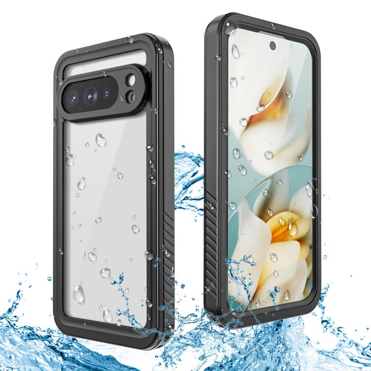 For Google Pixel 10 Pro XL RedPepper Shockproof IP68 Waterproof PC Hybrid TPU Phone Case - Black