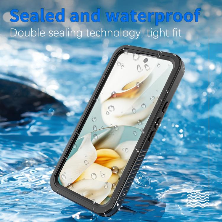For Google Pixel 10 Pro XL RedPepper Shockproof IP68 Waterproof PC Hybrid TPU Phone Case - Black