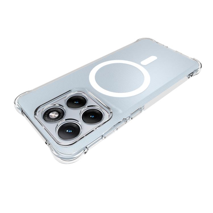 For Motorola Edge 70 Fusion 5G Shockproof Non-slip Magnetic TPU Phone Case - Transparent