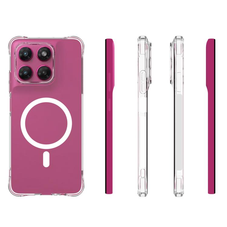 For Motorola Moto G37 / G47 5G Shockproof Non-slip Magnetic TPU Phone Case - Transparent