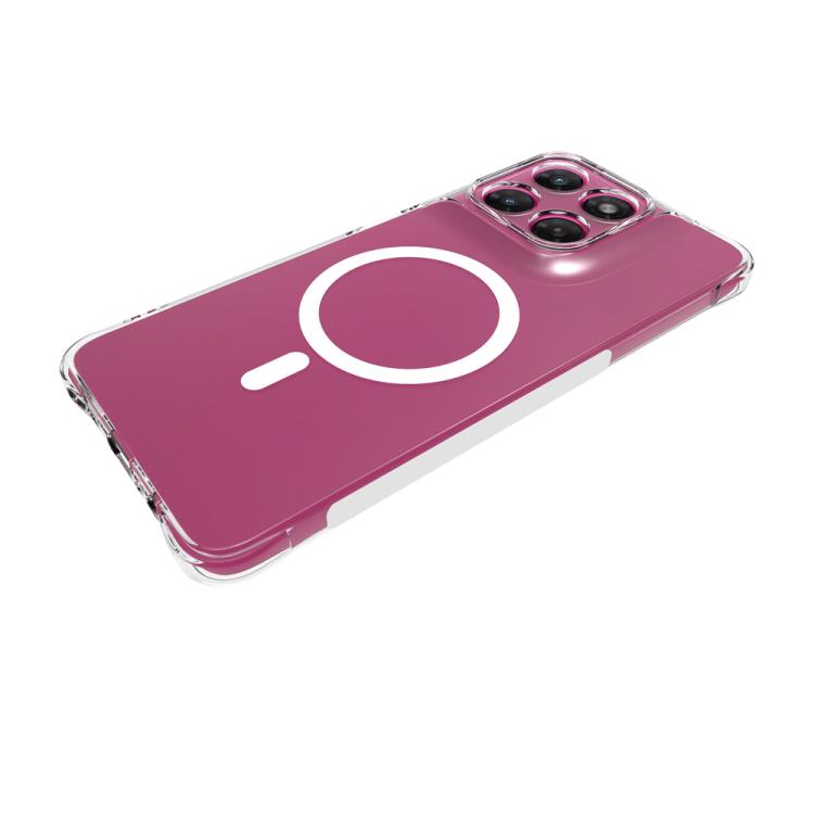 For Motorola Moto G37 / G47 5G Shockproof Non-slip Magnetic TPU Phone Case - Transparent