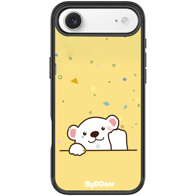 For iPhone Air Waving Little Bear Pattern Magnetic Phone Case