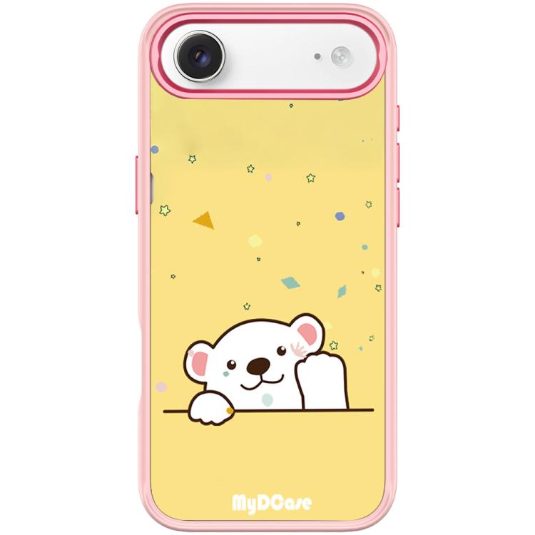 For iPhone Air Waving Little Bear Pattern Magnetic Phone Case