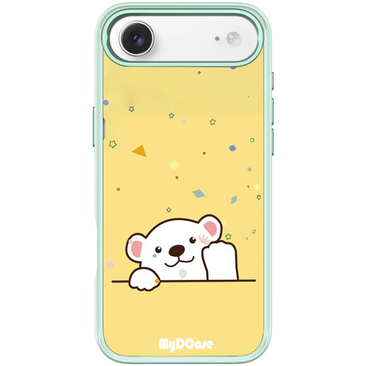 For iPhone Air Waving Little Bear Pattern Magnetic Phone Case