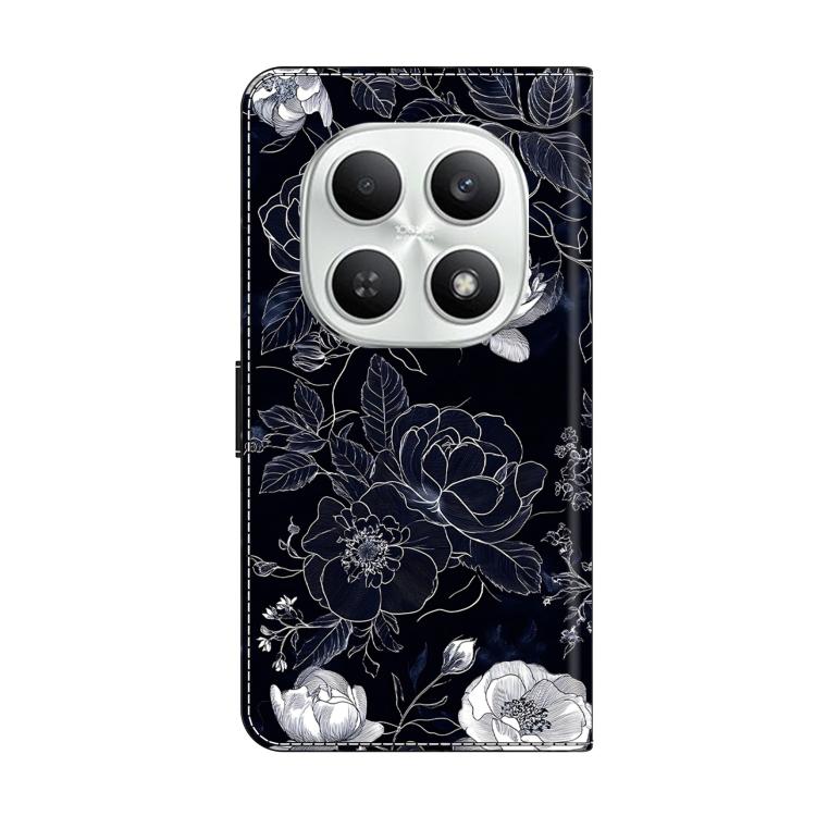 For Redmi Note 15 5G / 4G Global 164mm Crystal-Like Painted Vegan Leather Phone Case