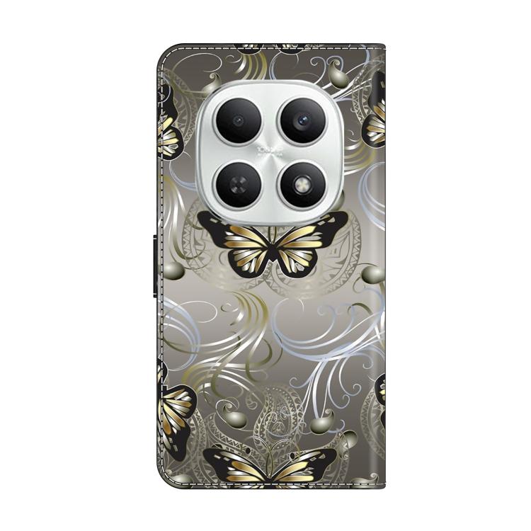 For Redmi Note 15 5G / 4G Global 164mm Crystal-Like Painted Vegan Leather Phone Case