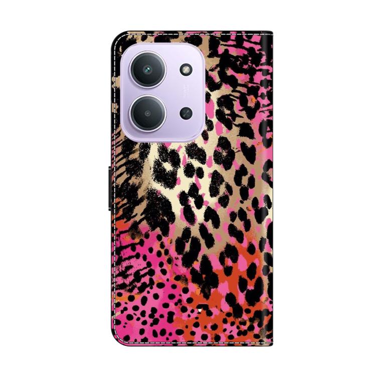 For Redmi 15C 5G / 4G EU 173mm Crystal-Like Painted Vegan Leather Phone Case