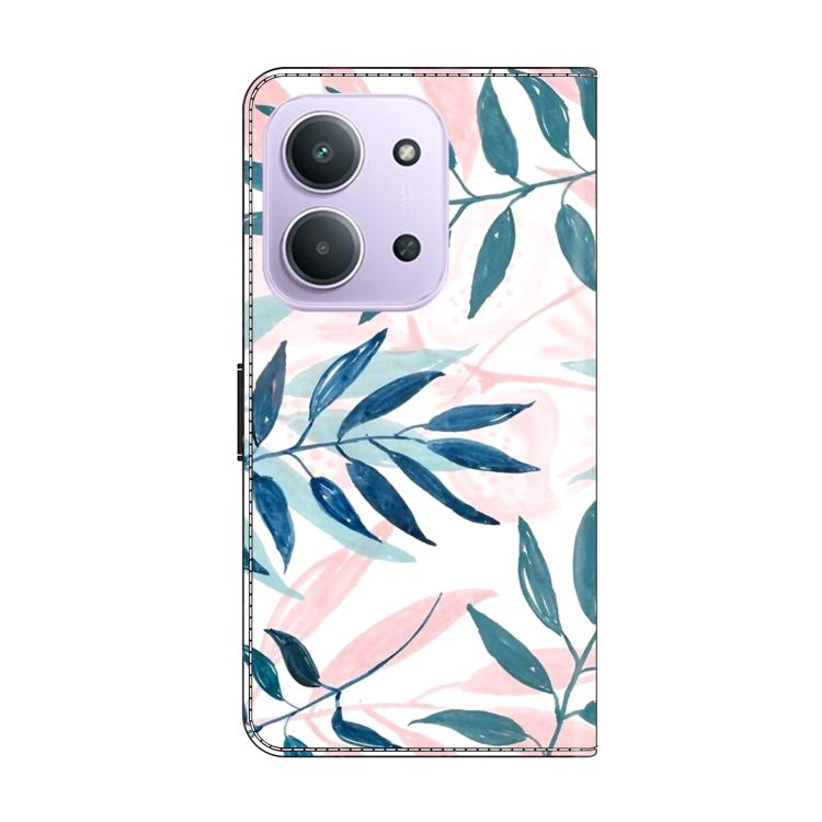 For Redmi 15C 5G / 4G EU 173mm Crystal-Like Painted Vegan Leather Phone Case