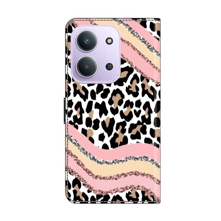 For Redmi 15C 5G / 4G EU 173mm Crystal-Like Painted Vegan Leather Phone Case