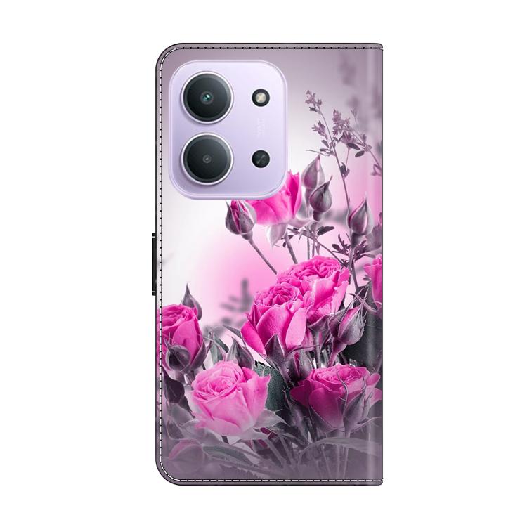 For Redmi 15C 5G / 4G EU 173mm Crystal-Like Painted Vegan Leather Phone Case