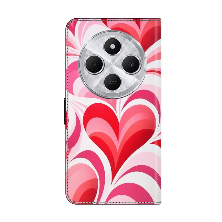 For Redmi 14C 4G Crystal-Like Painted Vegan Leather Phone Case