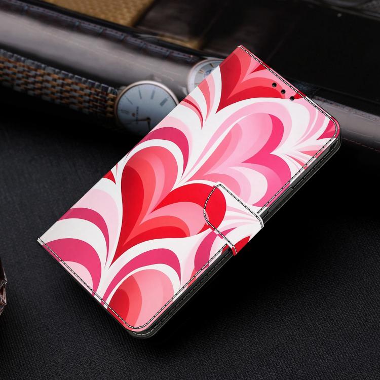 For Redmi 14C 4G Crystal-Like Painted Vegan Leather Phone Case