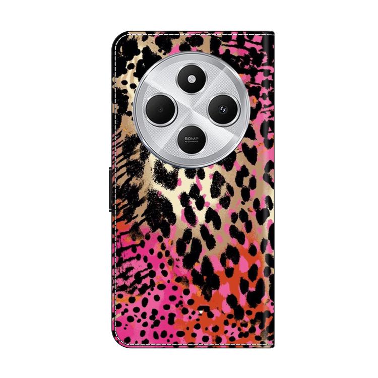 For Redmi 14C 4G Crystal-Like Painted Vegan Leather Phone Case