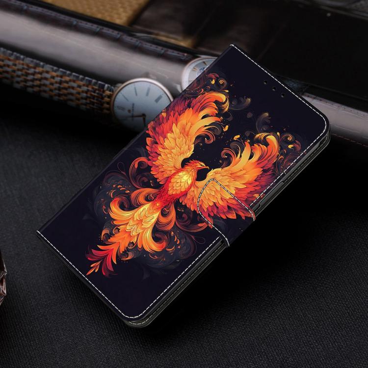 For Redmi 14C 4G Crystal-Like Painted Vegan Leather Phone Case