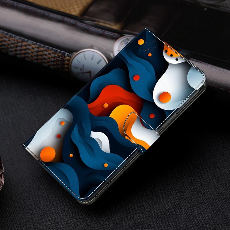 For Redmi 14C 4G Crystal-Like Painted Vegan Leather Phone Case
