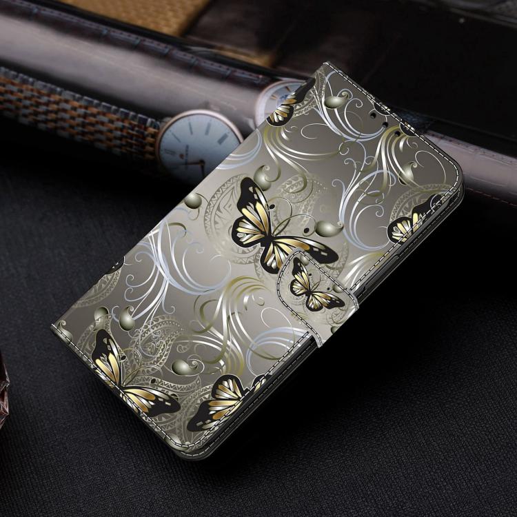 For Redmi 14C 4G Crystal-Like Painted Vegan Leather Phone Case