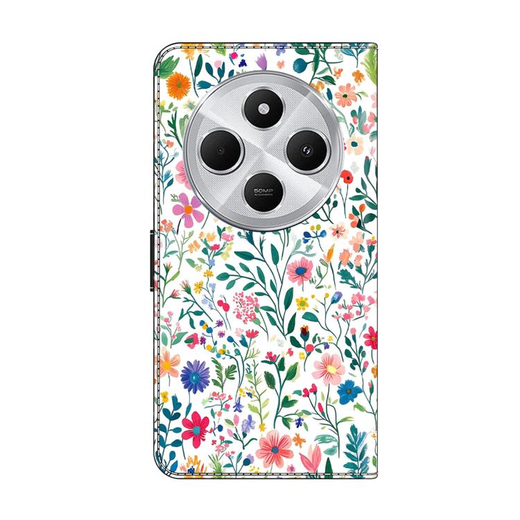 For Redmi 14C 4G Crystal-Like Painted Vegan Leather Phone Case