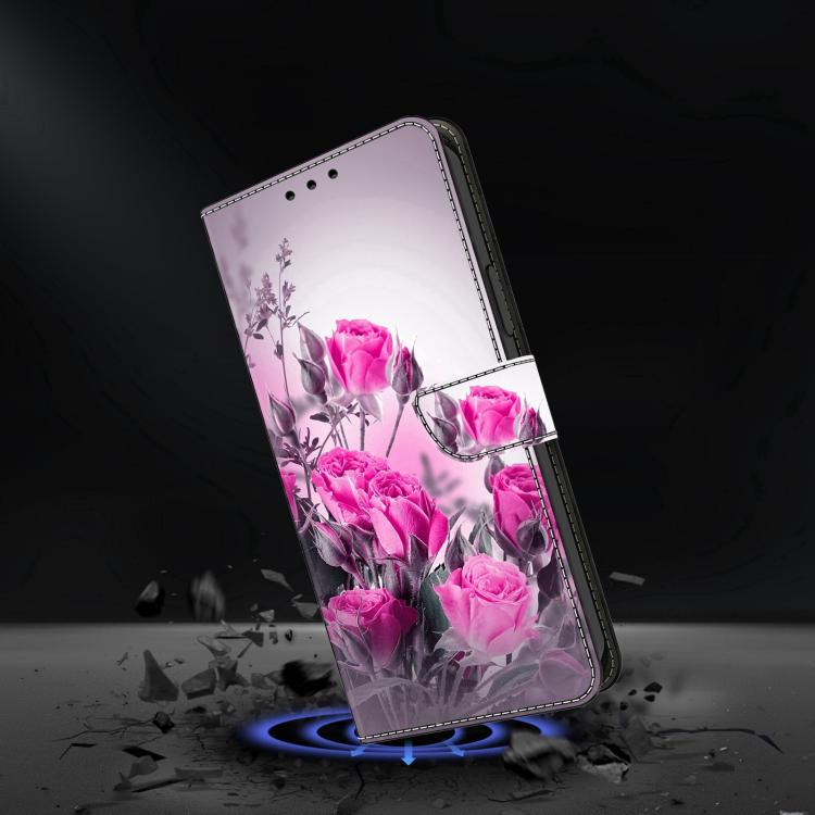 For Redmi 14C 4G Crystal-Like Painted Vegan Leather Phone Case