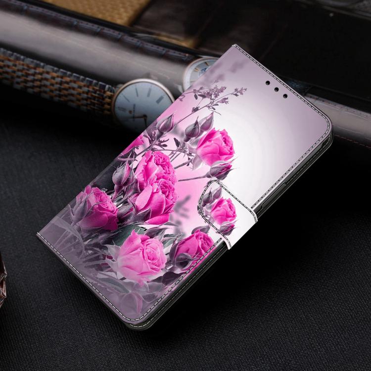 For Redmi K70E / Poco X6 Pro Crystal-Like Painted Vegan Leather Phone Case