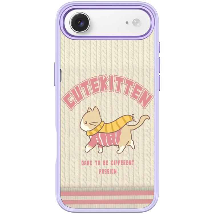 For iPhone Air Adorable Woolen Cat Pattern Magnetic Phone Case