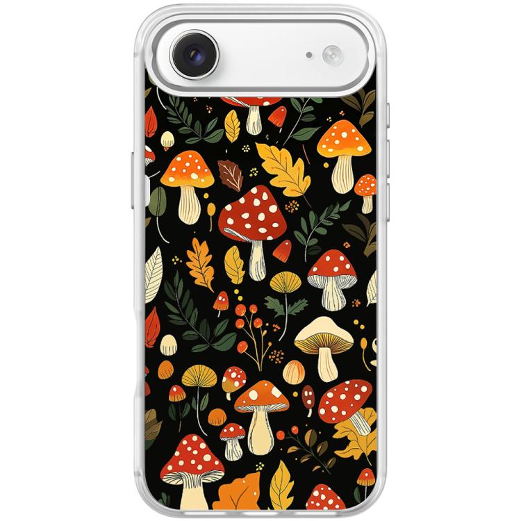 For iPhone Air Jungle Mushrooms Pattern Magnetic Phone Case