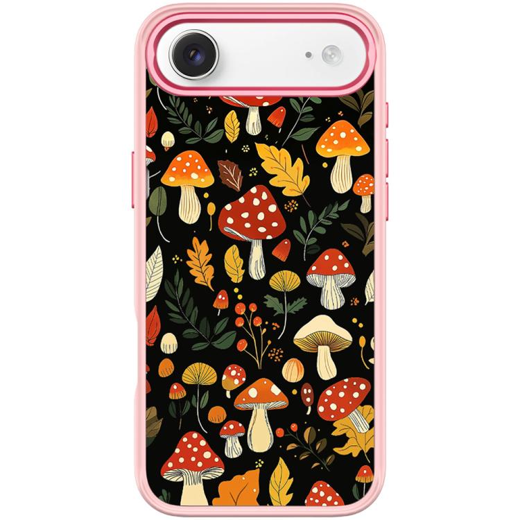 For iPhone Air Jungle Mushrooms Pattern Magnetic Phone Case