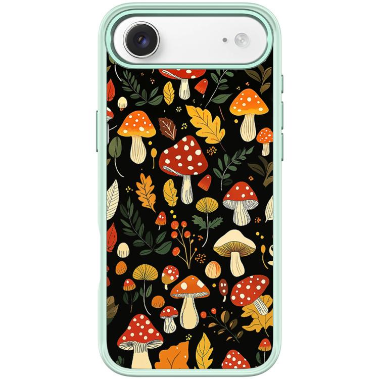For iPhone Air Jungle Mushrooms Pattern Magnetic Phone Case