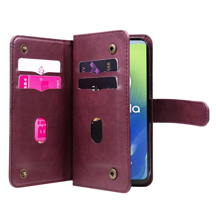 For Nothing Phone 4a Pro Multi-Function Wallet 10 Card Slots Leather Phone Case