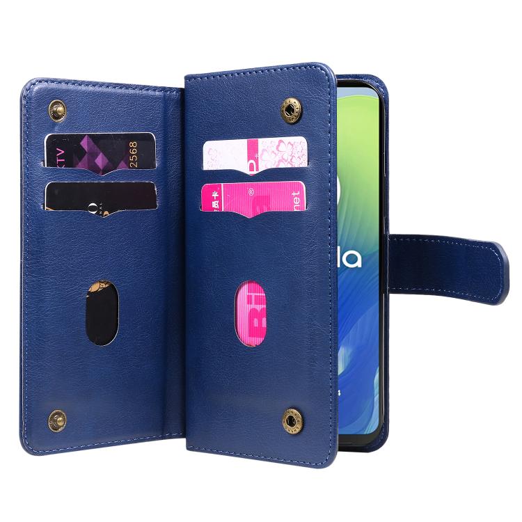 For Nothing Phone 4a Pro Multi-Function Wallet 10 Card Slots Leather Phone Case