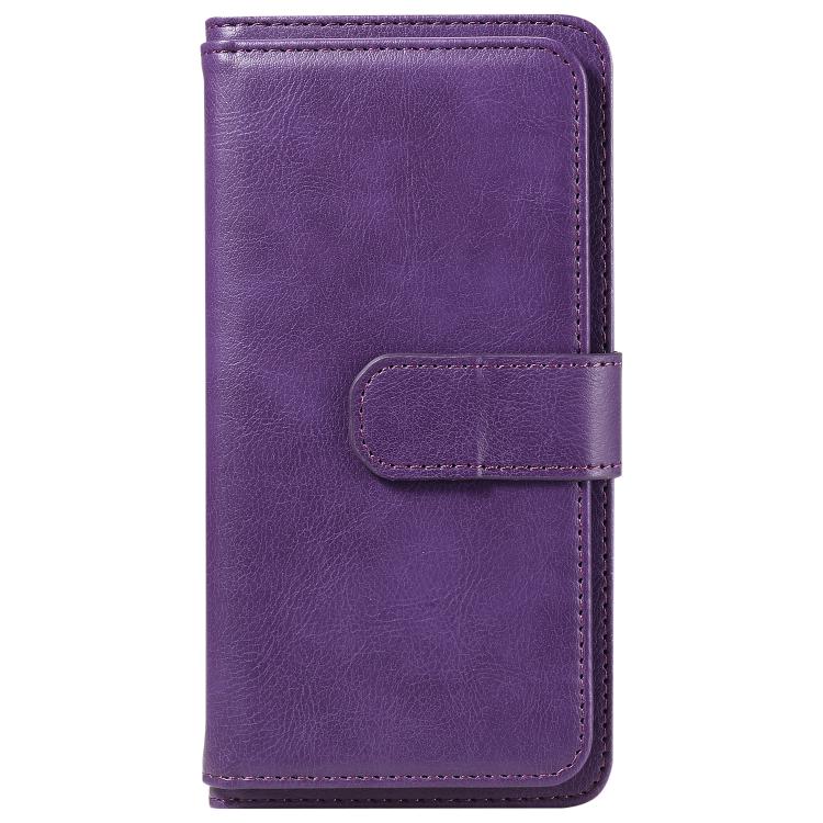 For Nothing Phone 4a Multi-Function Wallet 10 Card Slots Leather Phone Case