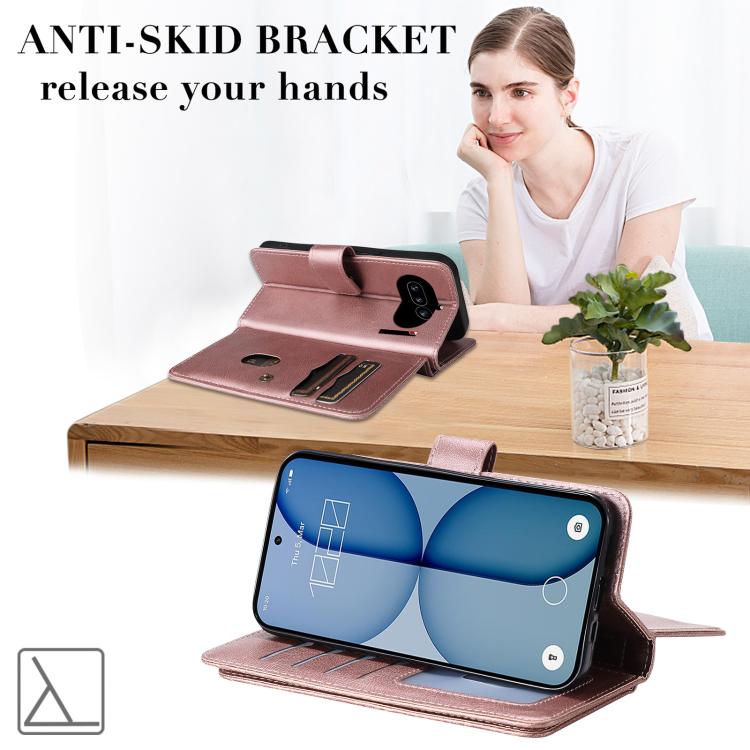 For Nothing Phone 4a Multi-Function Wallet 10 Card Slots Leather Phone Case
