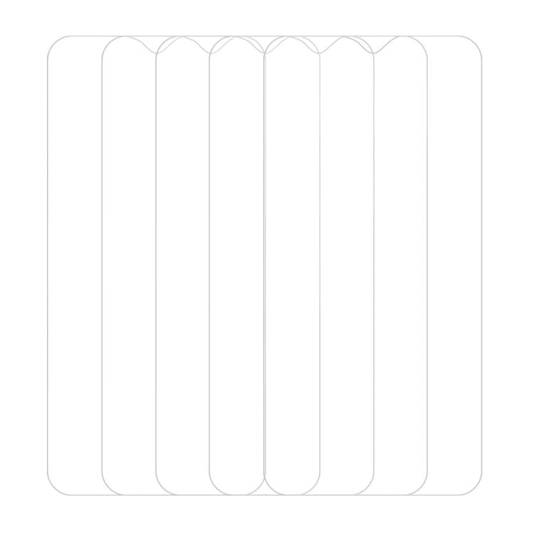 For Tecno Camon 12 5pcs / Pack Do As You Wish HD Tempered Glass Film - Transparent
