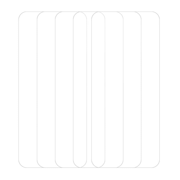 For Tecno Camon 16 5pcs / Pack Do As You Wish HD Tempered Glass Film - Transparent