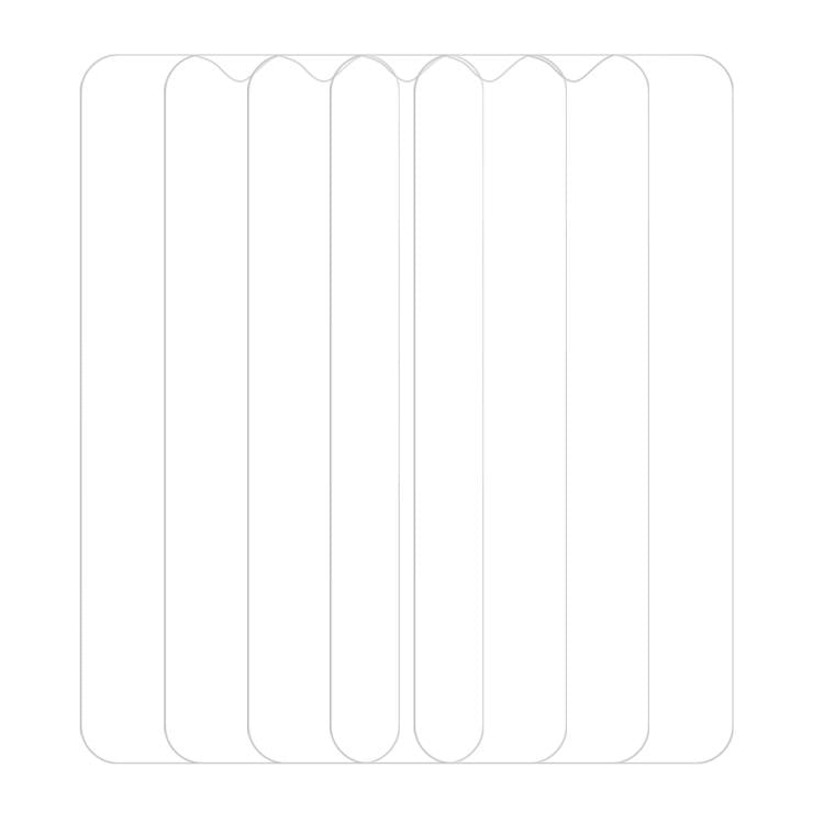 For Tecno Pop 3 Plus 5pcs / Pack Do As You Wish HD Tempered Glass Film - Transparent